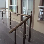 Aluminum railing (linear or glass)